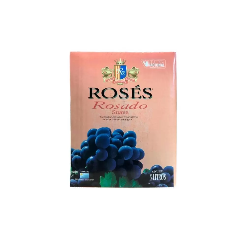 imagen 2 de VINO ROSÉS ROSADO SUAVE 5 LT