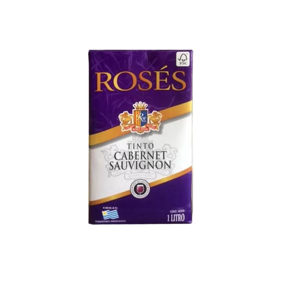 imagen 2 de VINO ROSES TINTO CABERNET SAUVIGNON 1 LT