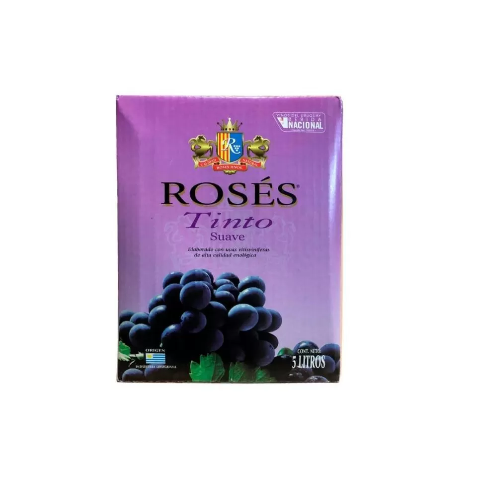 imagen 2 de VINO ROSÉS TINTO SUAVE 5 LT