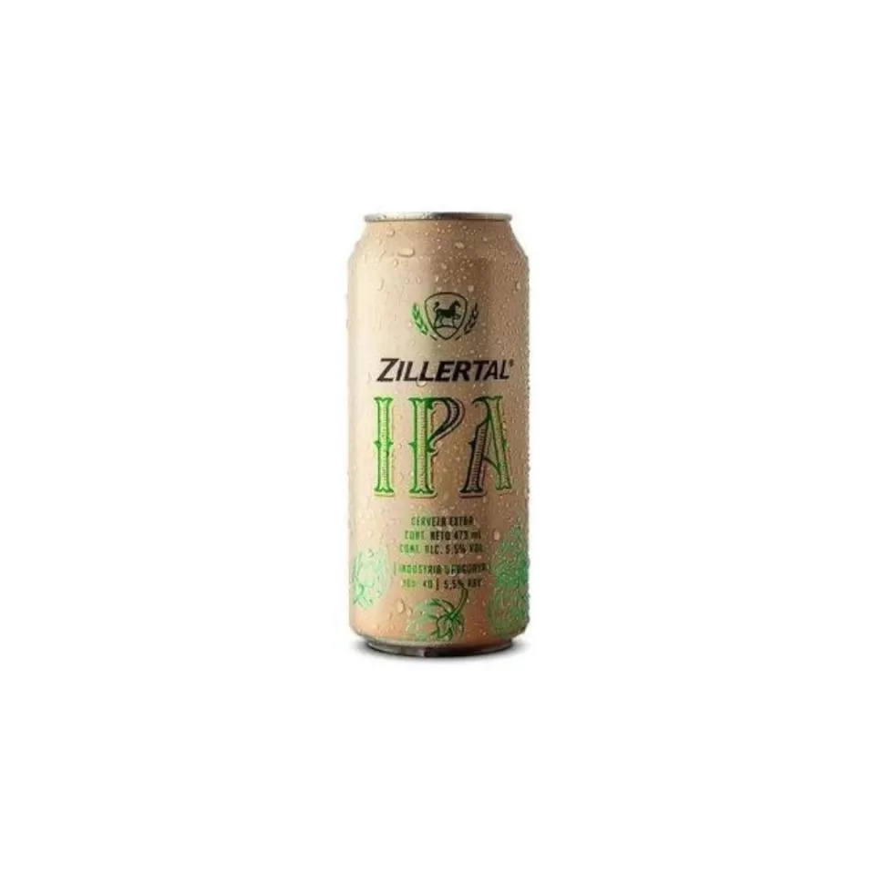 imagen 2 de CERVEZA ZILLERTAL IPA LATA 473 ML.