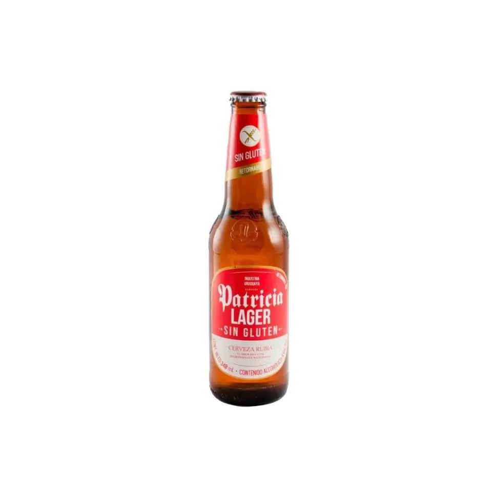 imagen 2 de PATRICIA LAGER 340ML SIN GLUTEN 